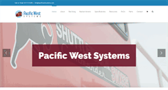 Desktop Screenshot of pacificwestsystems.com
